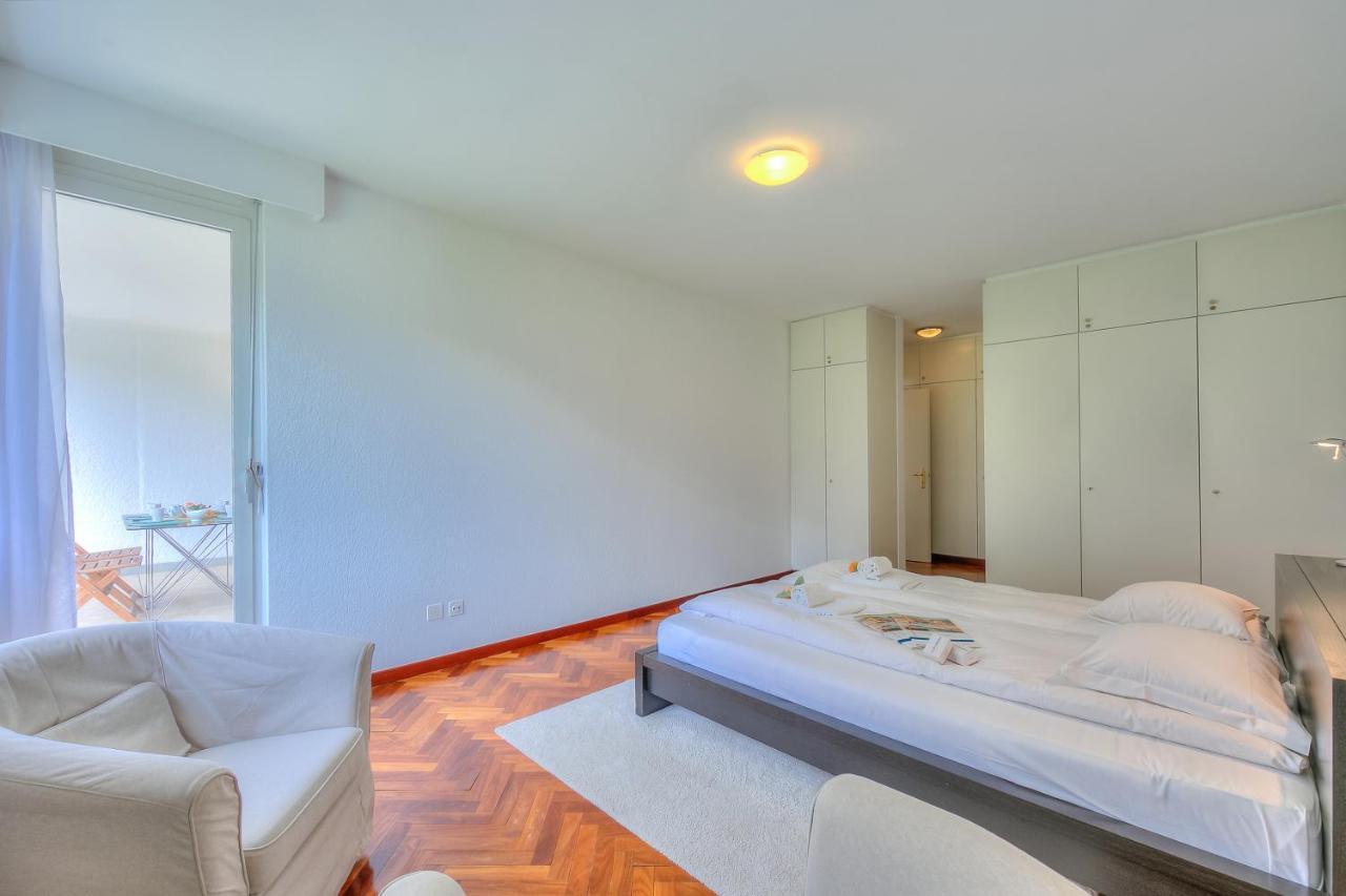 Residenza Parco Carona - Happy Rentals Lugano Bagian luar foto