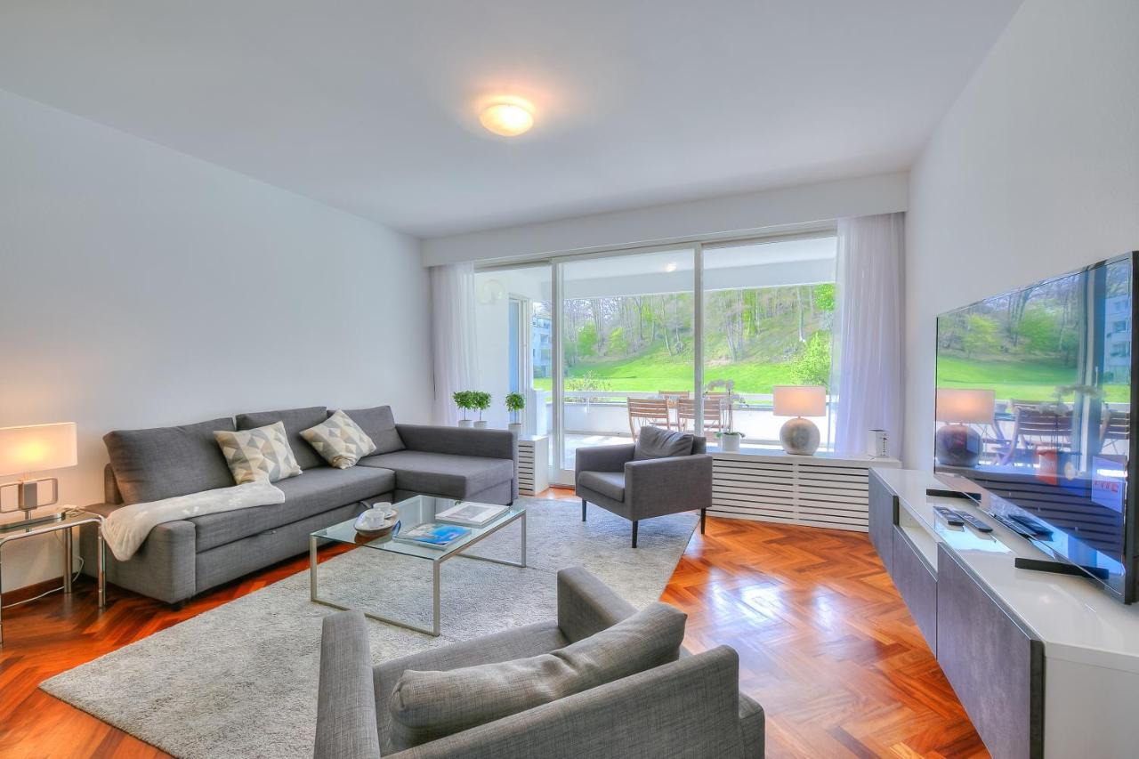 Residenza Parco Carona - Happy Rentals Lugano Bagian luar foto