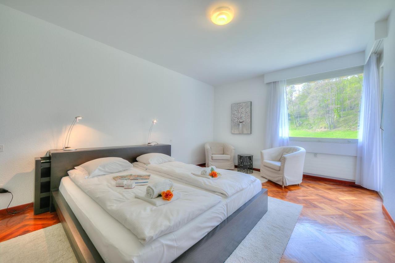 Residenza Parco Carona - Happy Rentals Lugano Bagian luar foto