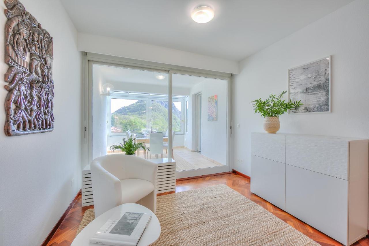 Residenza Parco Carona - Happy Rentals Lugano Bagian luar foto