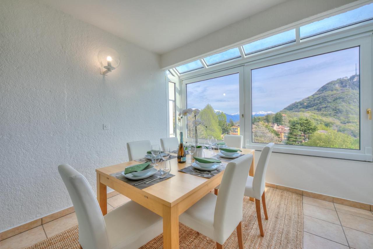 Residenza Parco Carona - Happy Rentals Lugano Bagian luar foto